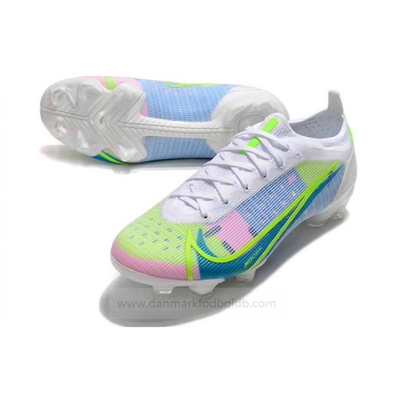 Nike Mercurial Vapor XIV Elite FG Fodboldstøvler Herre – Hvid Blå Grøn
